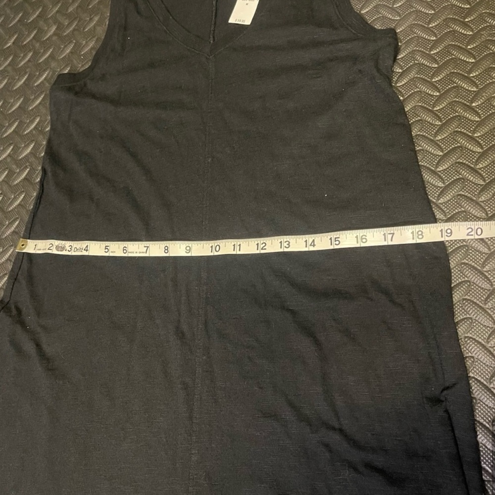 GAP MIDI DRESS SLEEVELESS SIZE Medium Black NEW Cotton Blend - Picture 8 of 12